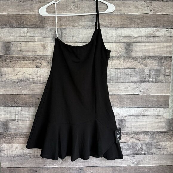 Lulus Dresses & Skirts - Lulus Dress One Shoulder Mini Dress Black Womens Size Medium NWT